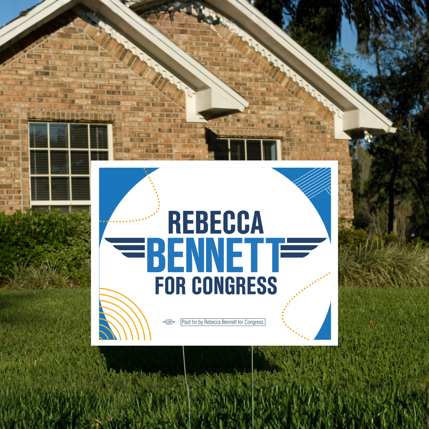 Rebecca Bennett for Congress Double-sided Yard Sign