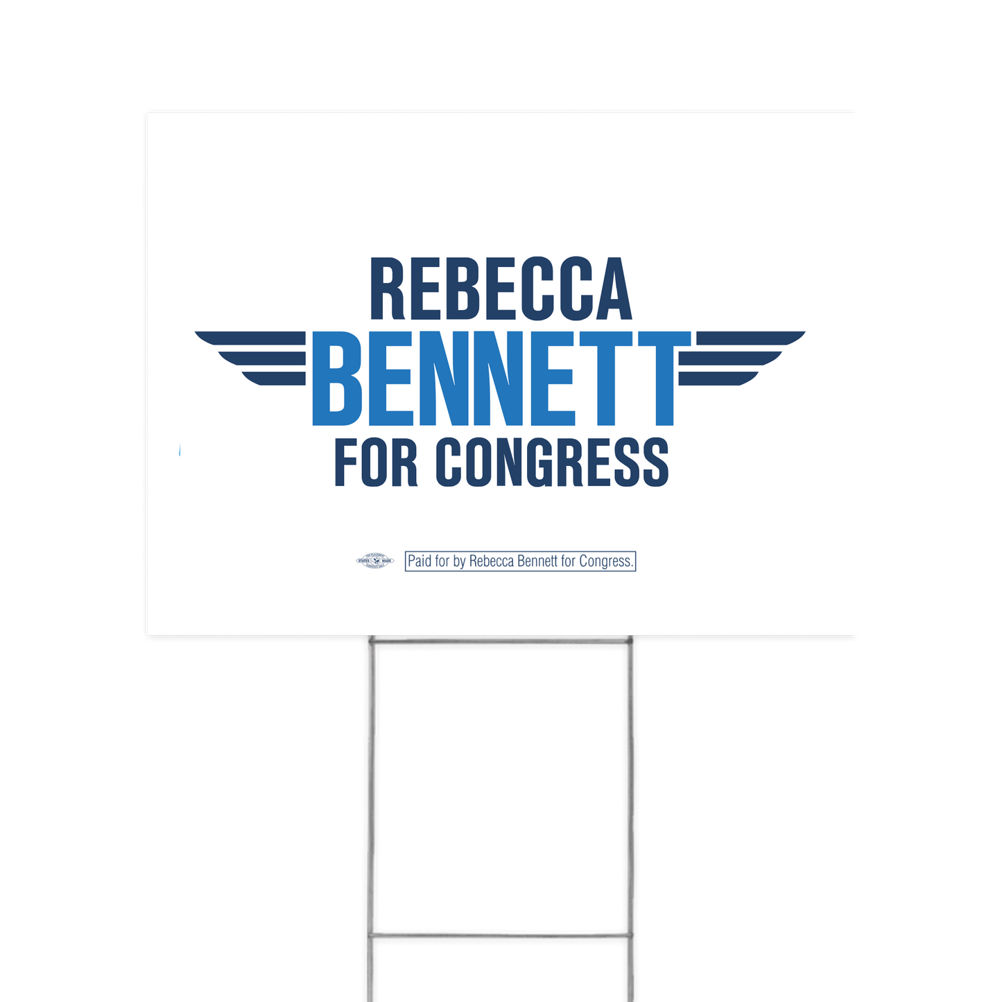 Rebecca Bennett for Congress Double-sided Yard Sign