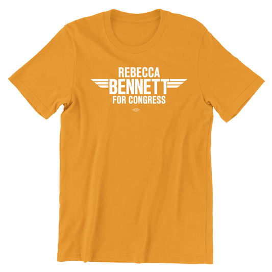 Rebecca Bennett for Congress Logo Tee