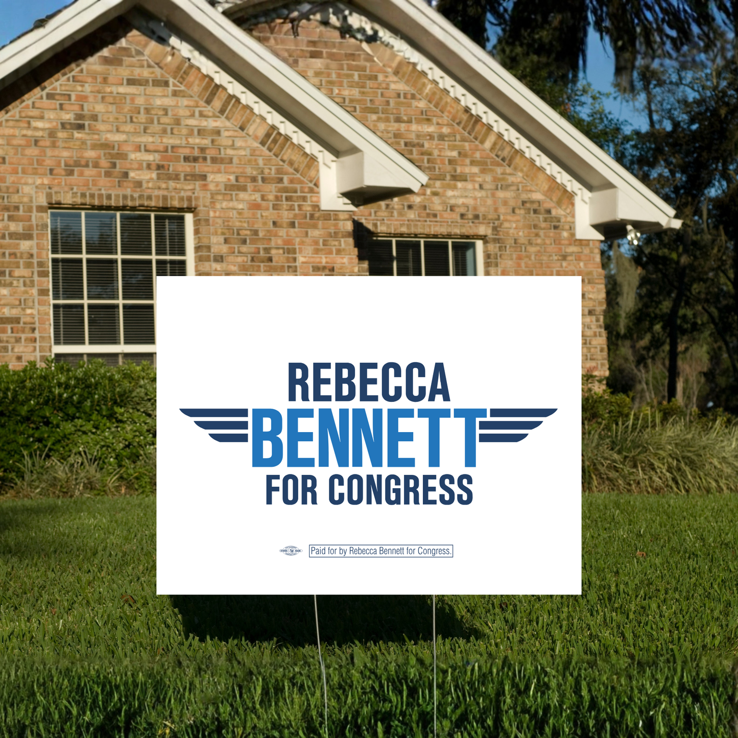 Rebecca Bennett for Congress Double-sided Yard Sign